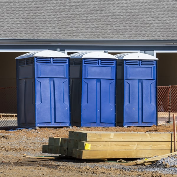 is there a specific order in which to place multiple porta potties in Lacey Spring Virginia